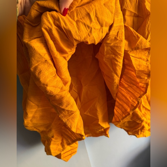 Universal Thread Mustard Yellow Eyelet Dress - Size 3X - Picture 8 of 13